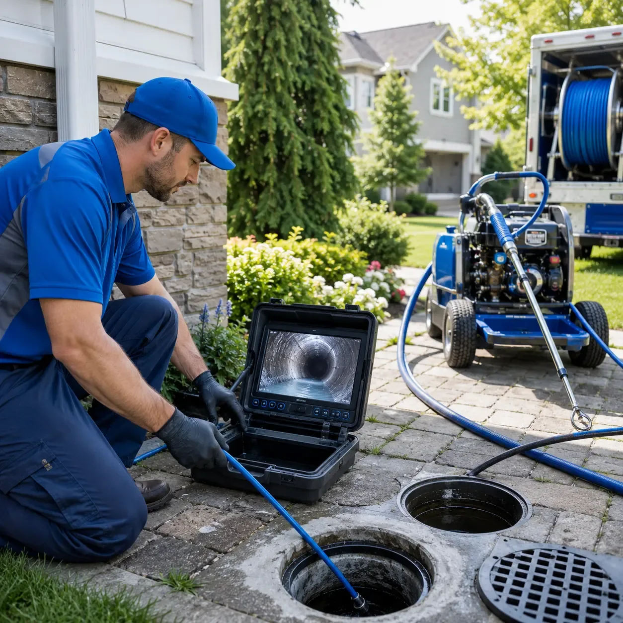 Outdoor drain cleaning professionals serving Tuscumbia, AL